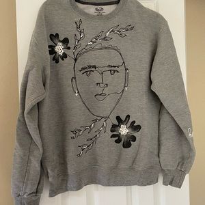 Custom painted crew neck